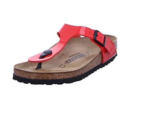 BIRKENSTOCK Madrid BF Damen,Frauen,Sandalen,Synthetik,metallic,atmungsaktiv,angenehm,eine Schnalle,Metallic Black,43 EU