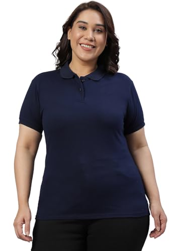 Image of Wear Your Opinion Womens Plus Size Polo Collar Neck T-Shirt Top