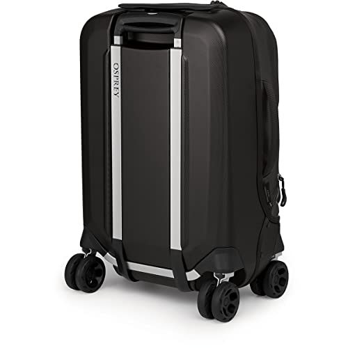 Osprey Transporter Hybrid Carry On Luggage, 4 Spinner Wheels, 22"/36L, Black2