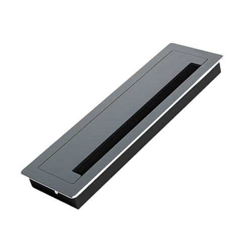 Thickening Cable Pass Through Grommet Brush Lined Cord Holes Desk Cable Neat Grommet Simple Installs for Computer Tables