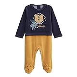 75% coton, 25% polyester Petit Béguin - Pyjama bébé en Velours Charly
