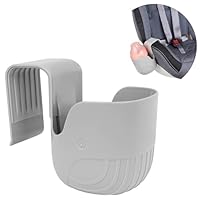 Storchenbeck Universal Becherhalter für Autositze, Kinderwagen, Rollstühle und mehr – Grau (1)