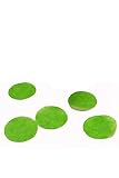 Confeti de escenario en forma de círculos, verde agua, 100 g, papel de seda para bodas, bautizos, fiestas de disfraces, carnaval o Halloween