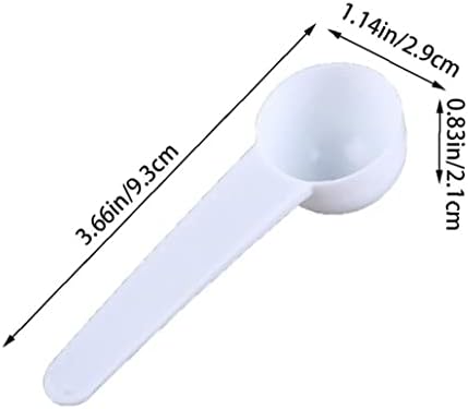 Plastic Measuring Spoon 10pcs/Set 10ml Food Grade Seasoning Scoop Reusable Kitchen Spoon for Milk Coffee Powder