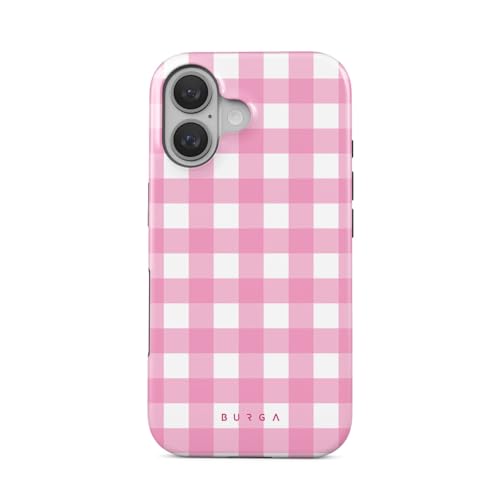 BURGA Cover per iPhone 16 - Custodia Cellulare Carina, Elegante e alla Moda - Protezione Smartphone Rigida Compatibile con iPhone 16, per Lui e per Lei