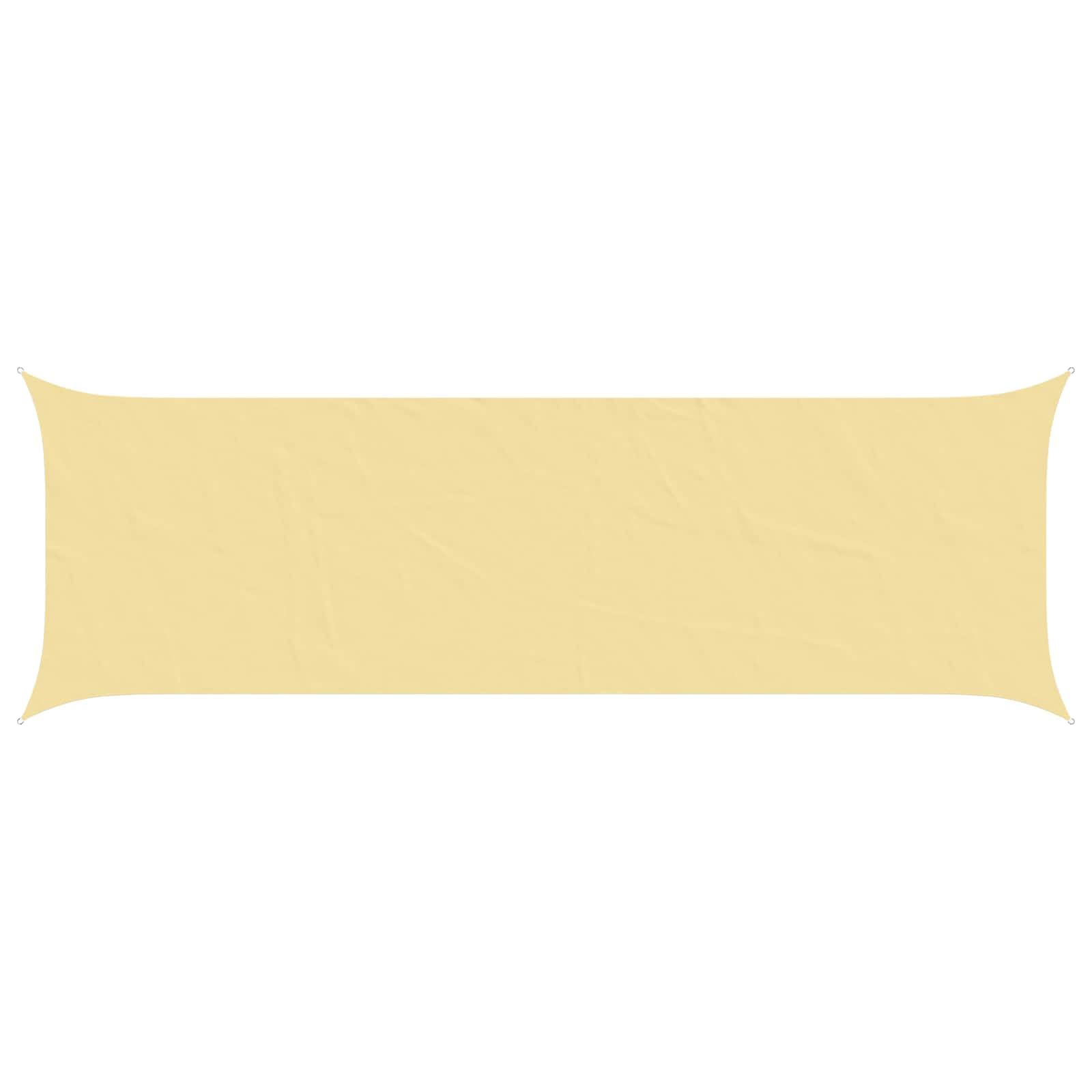 Voile d'ombrage imperméable et anti-UV pour terrasse rectangulaire