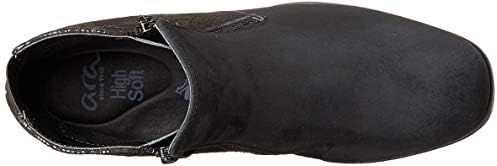 ara Women's Geraldine Ankle Boot, Black Samtchevro, Fleurkid, 4.5 Medium Wide UK (7 US) | Image 4