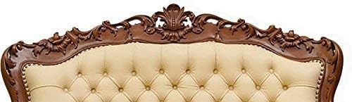 Image of Royal Carved Wooden Sofa Set | 3+1+1 Seater | Antique with Button Tufted Velvet Upholstery | Victorian Style Living Room Furniture Tufted Sofa Set Grey 3-Piece (Design 10)