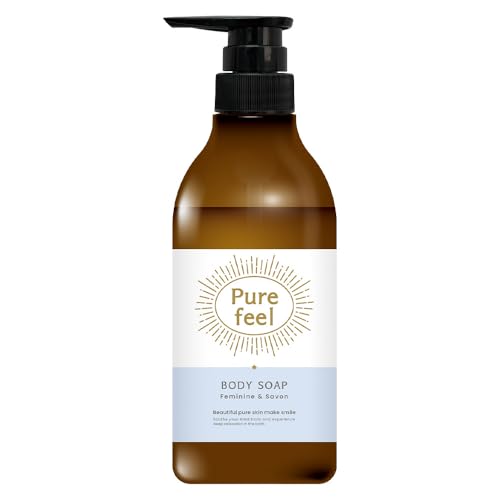 ピュアフィール ボディソープ フェミニン&サボン 本体 480ml×15個[ケース]