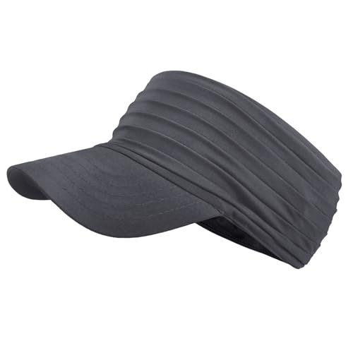 Image of Sports Sun Visor for Men Women UV Protection Lightweight Packable Stretchy Hats for Running, Tennis, Golf