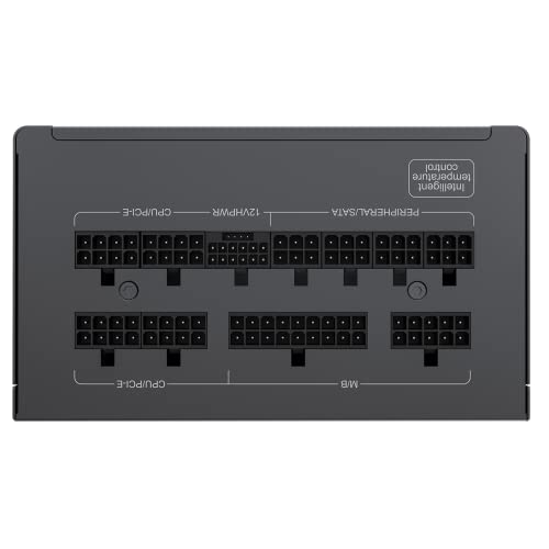 GameMax GX-850 Pro Modular 80 Plus Gold ATX3.0 PCIe 5.0 Power Supply With 13.5cm FDB Fan | Black - Image 4