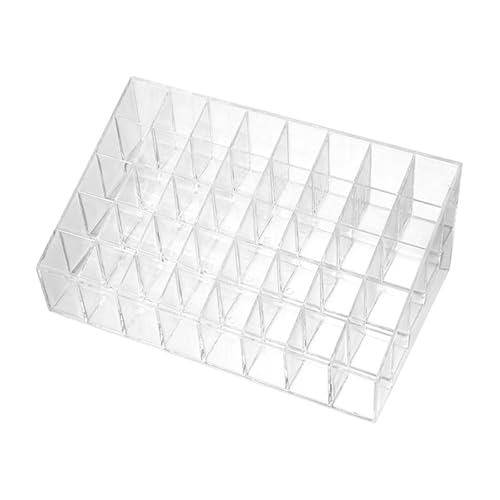 Milageto Organizador de porta-batom, estojo de exposição de cosméticos, estojo de batom para gloss labial, rímel, gaveta de amostra, cômoda, 40 Vagas