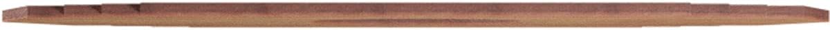 Ekena Millwork 18"W x 9"H x 4 3/4"ID x 3/8"T Chrysler Wood Fretwork Pierced Ceiling Medallion, Walnut