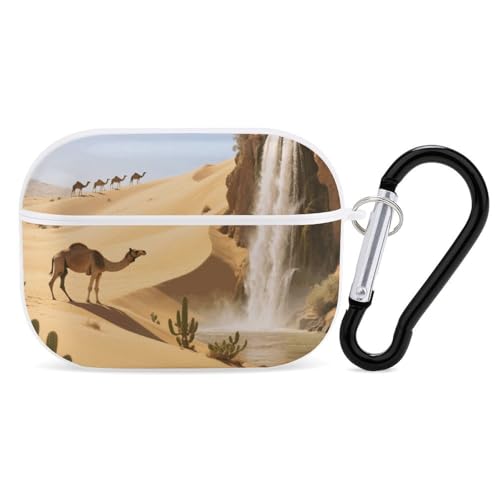 Shockproof Case Cover for AirPods Pro 2/Pro Desert Oases Camels