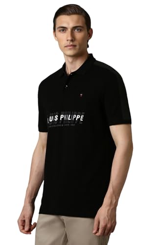 Image of Louis Philippe Men's Cotton Slim Fit T-Shirt