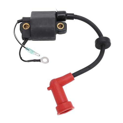 60HP 2 Stroke Outboard Ignition Coil Assembly Plastic 6H3 85570 10 6H3 85570 00 Ignition Coil Assy for Boat Marine Engine Parts Watercraft Accessories