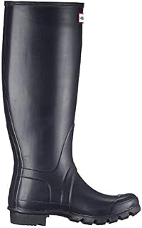 Hunter Women's Original Tall Navy Blue Rain Boots - 9 B(M) US