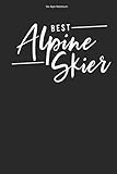 alpin ski für kinder  Ski Alpin Notizbuch: 100 Seiten  Kariert  Piste Urlaub Hobby Alpin Skifahrer Skifahren Wintersport Ski Trip Ferien Skier Skis Skirennen Team Skirennläufer Geschenk Alpine Tour