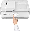 Canon PIXMA TS9521C All-in-One Wireless Crafting Photo Inkjet Printer, White - Print Scan Copy - 4.3" Touchscreen, 15 ipm, 4800 x 1200 dpi, Auto 2-Sided Printing, Bluetooth, SD Card Slot #5
