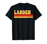 land ohio city vintage roots retro design anni '70 '80 maglietta