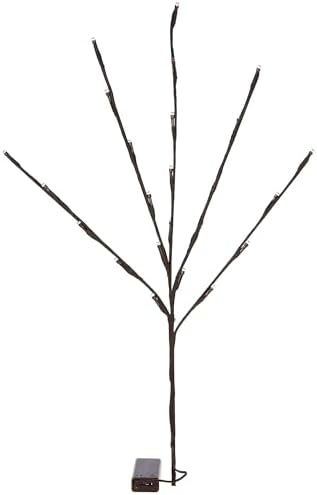 COOLBABY Tomsoo Warm White 20 Led Outdoor Tree Light For Christmas Valentine'S Day Battery Lights Decoration