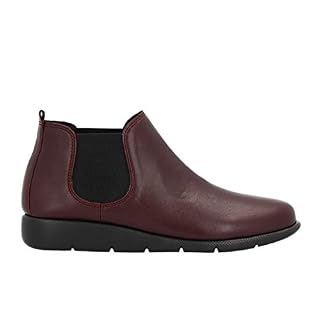 Frau FX 5322 Chaussures Bordeaux Bordeaux Bottines Femme Cuir Confort Beatles - Les Beatles, Paul McCartney, John Lennon, RIngo Starr, George Harrison