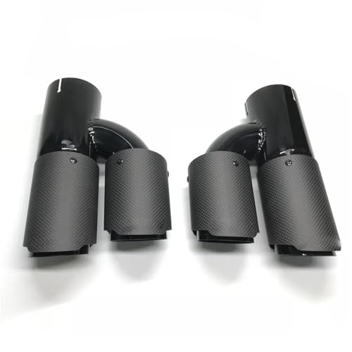 Tuyau d'échappement en carbone mat style H pour sublimer le silencieux arrière BMW