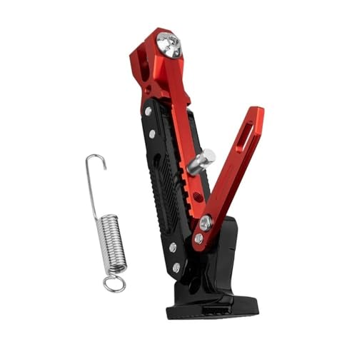 Béquille latérale moto universelle et support de pied réglable