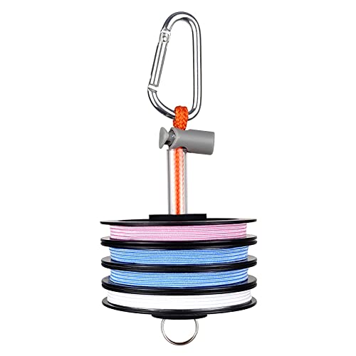 Fly Fishing Tippet Leaders Fluorocarbon Fishing Line Invisible Fly Fishing Bass Fishing Carp Fishing Saltwater Fishing Line (3X+4X+5X+6X+Tippet Holder-50M) #TOP5