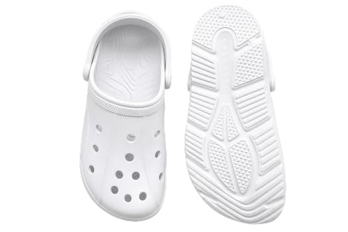 Image of Mens Classic Casual Clogs, Ultra-Lightweight, Water-Friendly, Anti-Slip Grip, Comfort Everyday Footwear