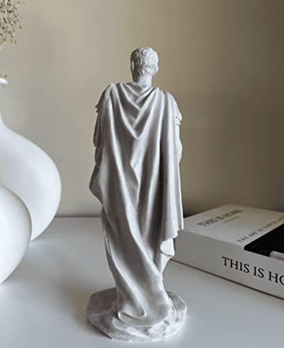 Gaius Julius Caesar Bust Statue, Augustus Caesar Bust Sculpture, Roman Statue, Roman Emperor, Handmade, Gift for him