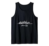 City Skyline Landscape Line Art