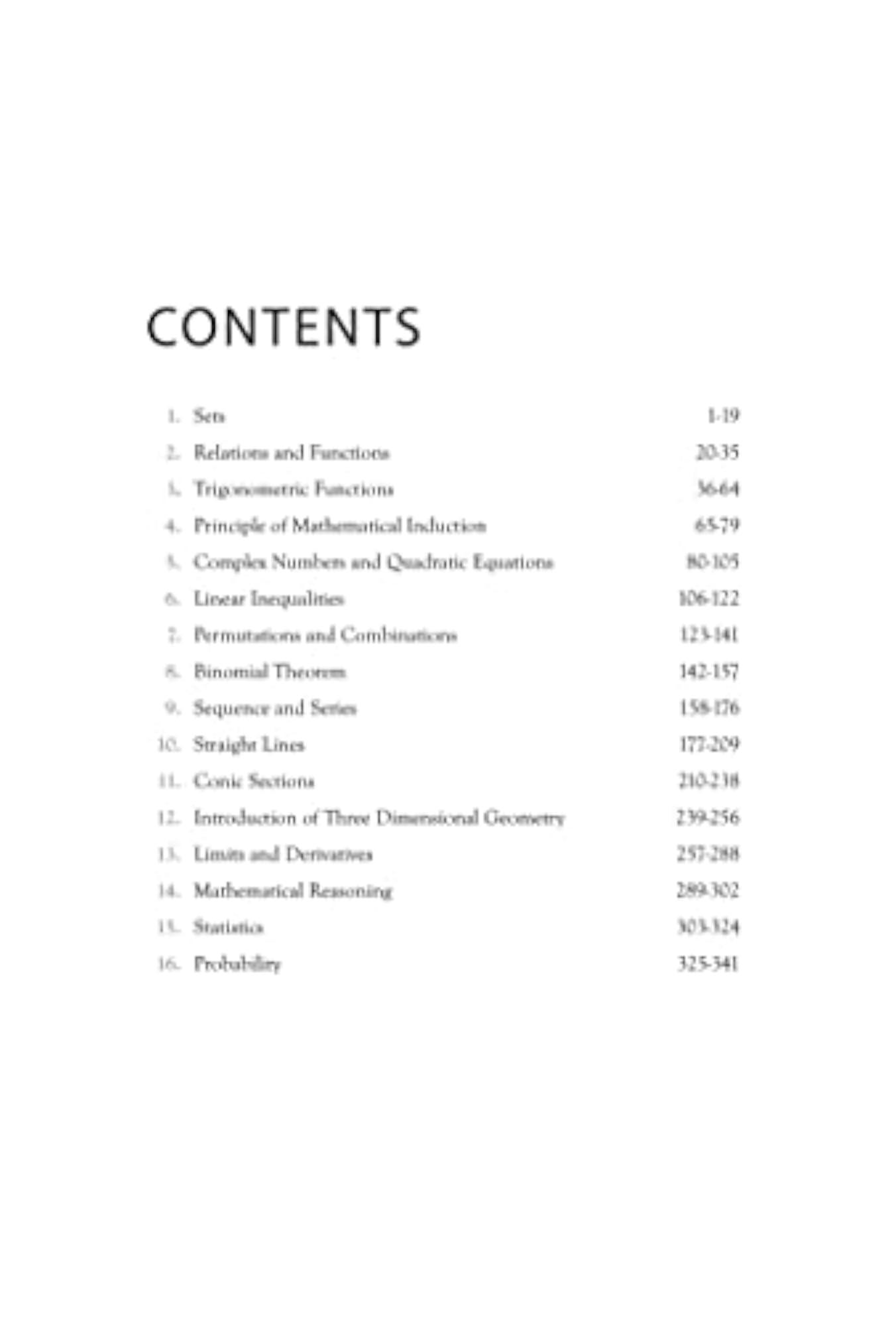 Old Edition NCERT Exemplar Problems Solutions Mathematics Class 11