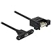 Produktbild Delock USB-Kabel USB 2.0 USB-Micro-B Stecker, USB-A Buchse 1.00m Schwarz
