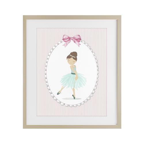 Affiche encadrée Elegant Dance marron pour décorer un salon chaleureux 33x40 cm