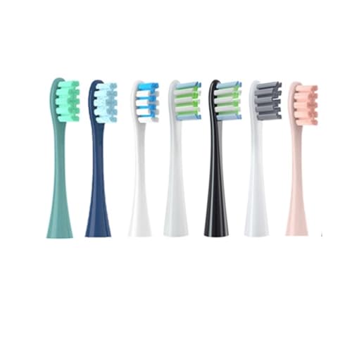 Oclean Flow/X/X PRO/Z1/F1/One/Air 2/SE �u���V�w�b�h�ƌ݊����̂��鉹�g���u���V�^��� 7 �����w�b�h(7 Colors)