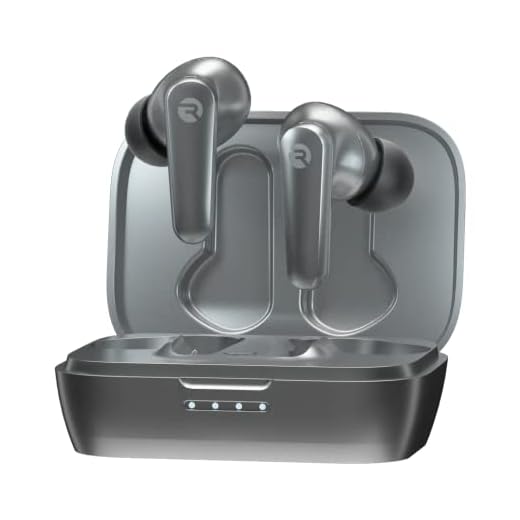 Raycon Work Earbuds Classic Bluetooth 5.2 Wireless with Noise Cancellation, Awareness Mode, 33 Hours of Battery, IPX5 Waterproof (Jet Silver)