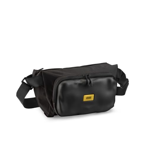 Crash Baggage Soft Crossbody – Travel Sling Bag with Multiple Pockets, Lightweight & Foldable Design, Water Resistant, Adjustable Strap, 9L - Black3