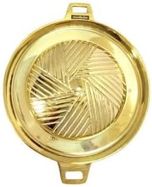 Thai Korean Japanese Style BBQ Grill Steak Hot Pan in Brass