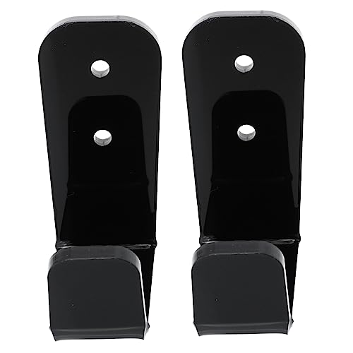 POPETPOP 2 Sets Ski Pole Hanger Wall Mount Hockey Stick Holder Fishing Pole Rack Home Decor