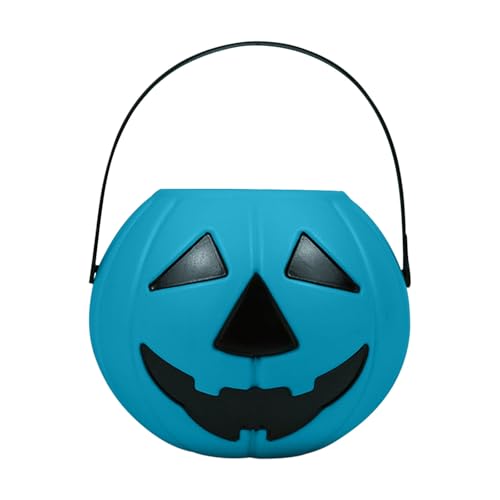 Halloween Plastic Pumpkin Bucket for Kids (Blue)