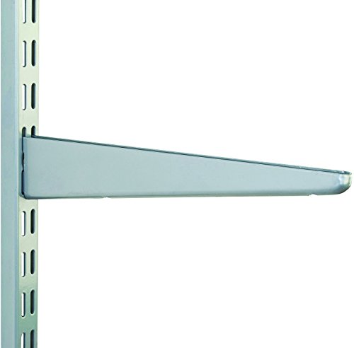 10 Pack 270mm Matt Silver Watson Twin Slot Shelving Bracket