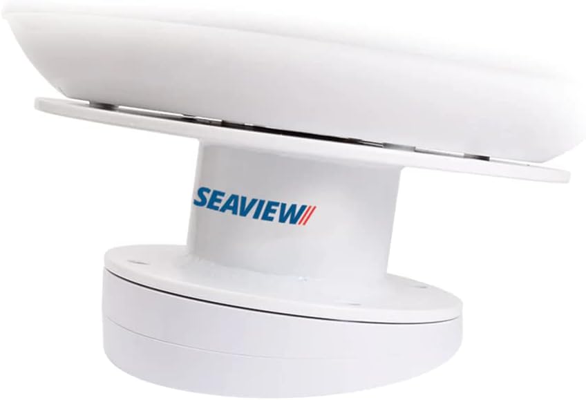 Seaview Adjustable Adapter Wedge | Adjustable 0° to 12° Angle optimization for Seaview Low Profile Adapters and 8" Round Base mounts | Rotate Wedge Halves for Precise Angle Adjustment
