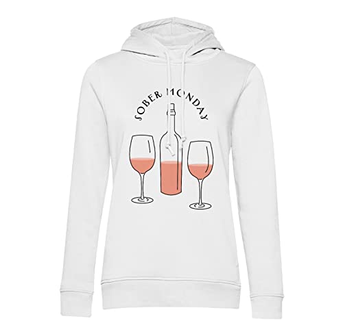 Sweat à capuche Lundi Sobre aux finitions soignées et coupe ajustée