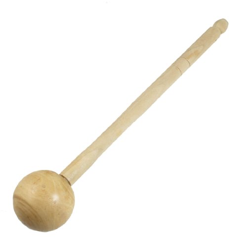 Baquetas de madera Ruilogod de 29 cm con extremos esféricos para actuaciones de danza del león miniatura 1