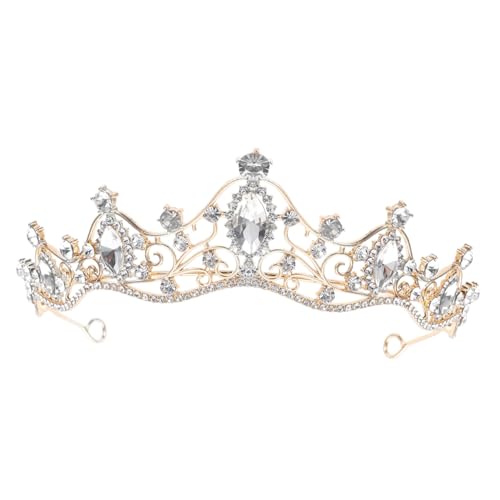 VICASKY Diadème De Mariée Couronne De Cheveux Pour Femmes Coiffe De Mariage Décorative Bandeau Facile à Porter