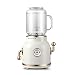 Produktbild AMLY Retro Kochmaschine Mixer Smoothie Maker, Standmixer, 300W Mini Shake Maker, Multifunktion Smoothiemaker Mit 2 Sport-Flasche BPA Frei, 1000Ml Für Smoothie Getränk Von Obst Gemüse, VOMI, Beige