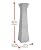 Mitef Heavy Duty Outdoor Pyramid Torch Stand Up Patio Heater Cover,21" Lx21 Wx90 H(53x53x228cm),Grey