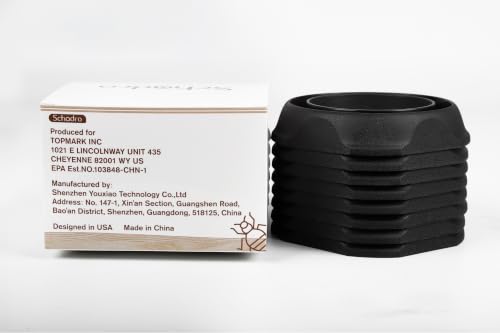 Bed Bug Interceptors 8 Pack Bed Bug Traps Insect Detector for Bed Sofa & All Furniture. 24/7 Monitor 360 Protection for Your Familys Peaceful Sleep Black