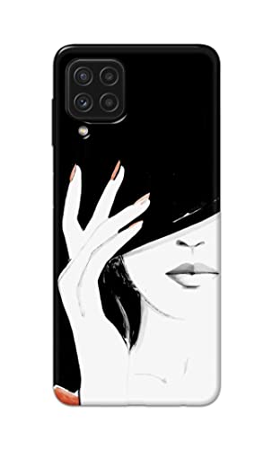 Image of PRINTFIDAA Photo of Beautiful Girl Hard Back Cover for Samsung Galaxy A22 4G Back Cover -(P6) KAT1005